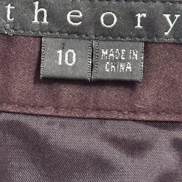 Theory Cropped Burgundy Velvet jacket Sz S - Picture 5 of 10